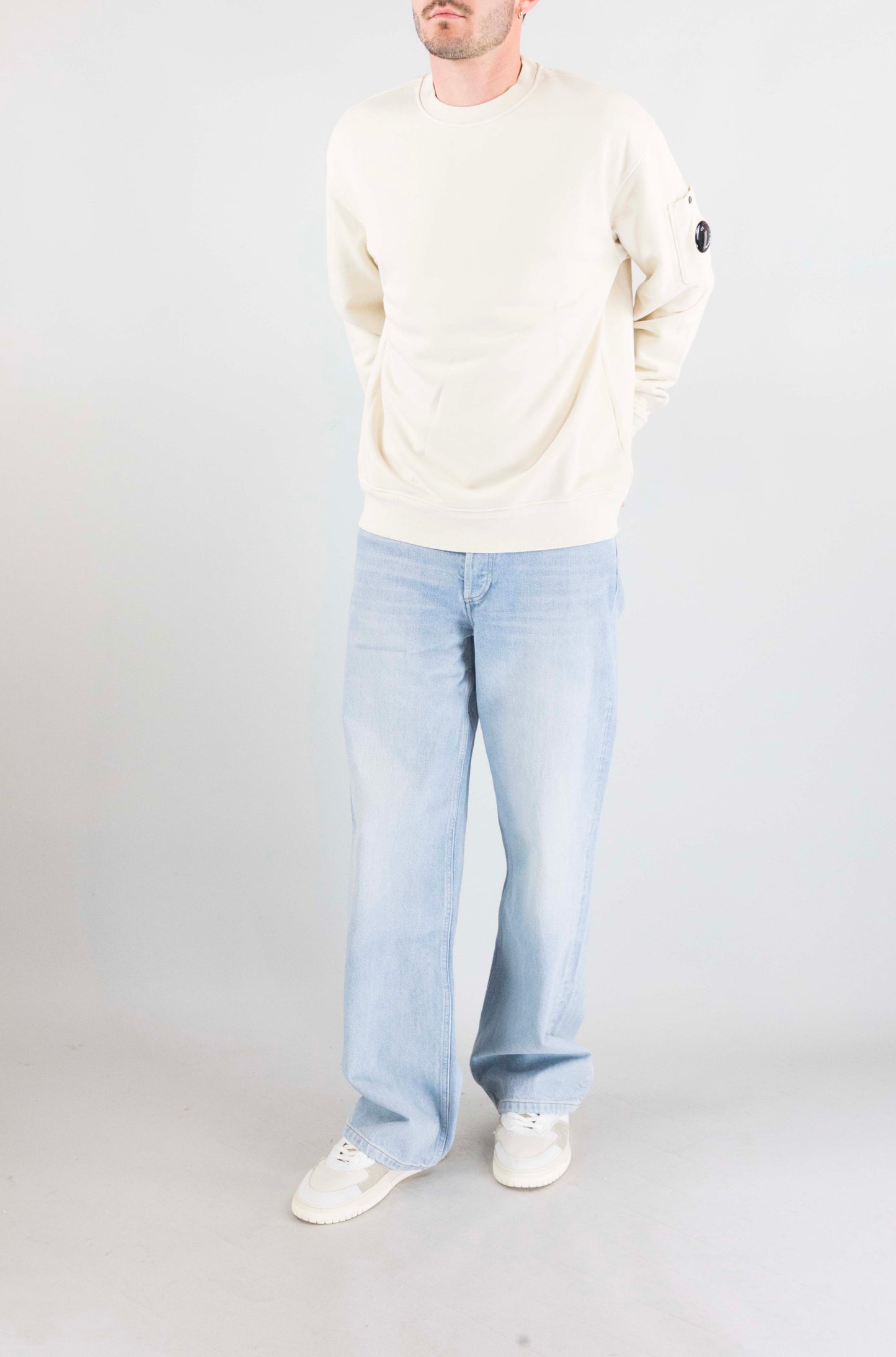 Felpa Cp Company 114 da Uomo 20cmss036a110044r