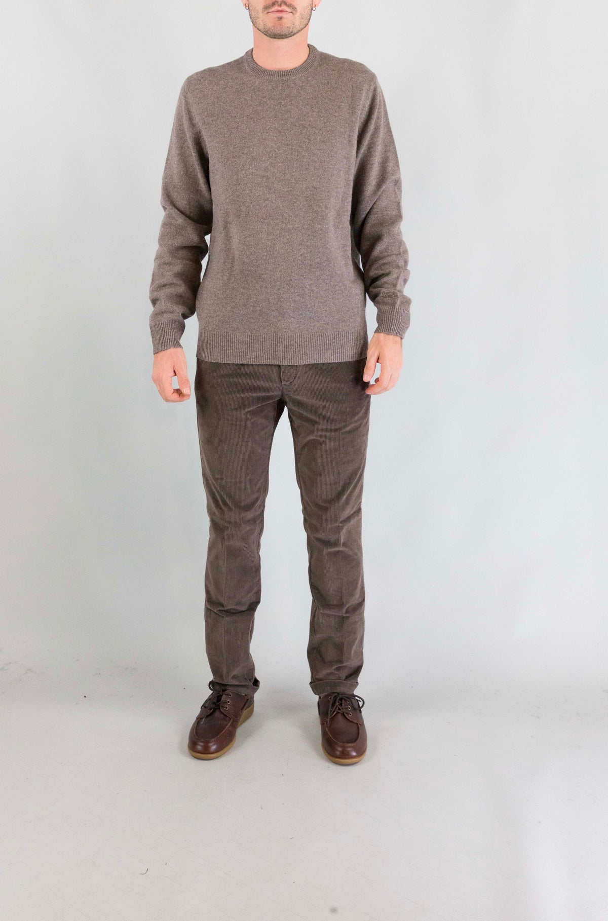 Maglia Mc2 Saint Barth Nut da Uomo regent lambswool