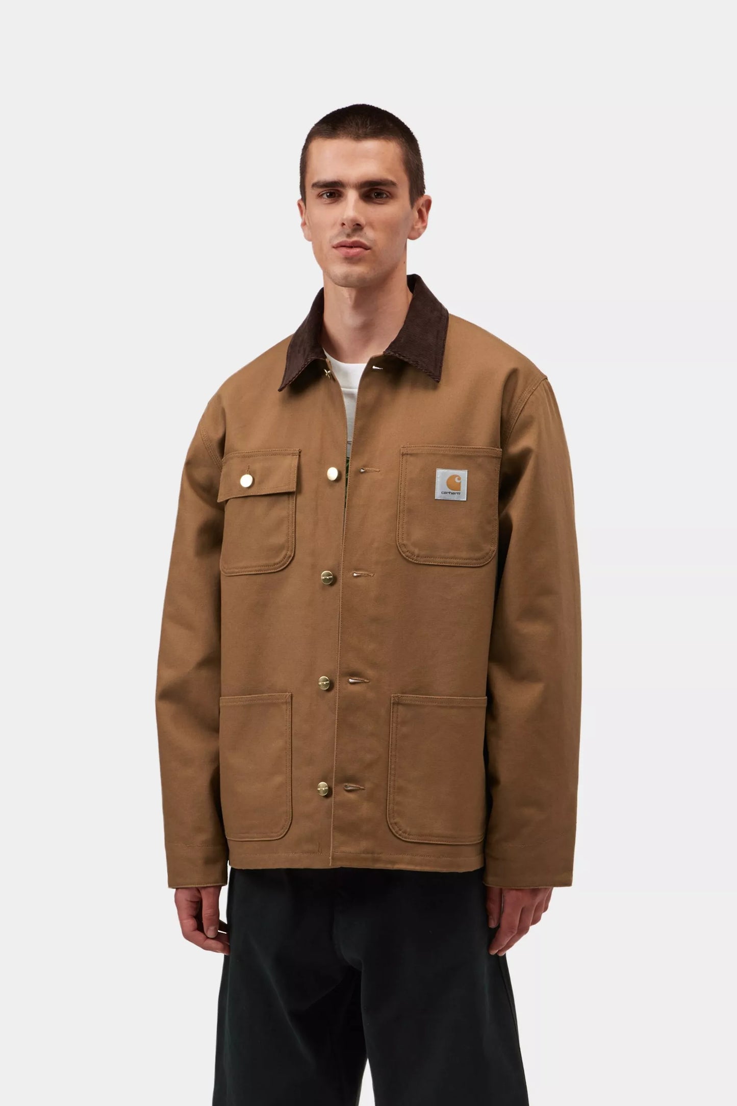 Giubbotto Carhartt Wip Hamilton Brown da Uomo i015261 michigan