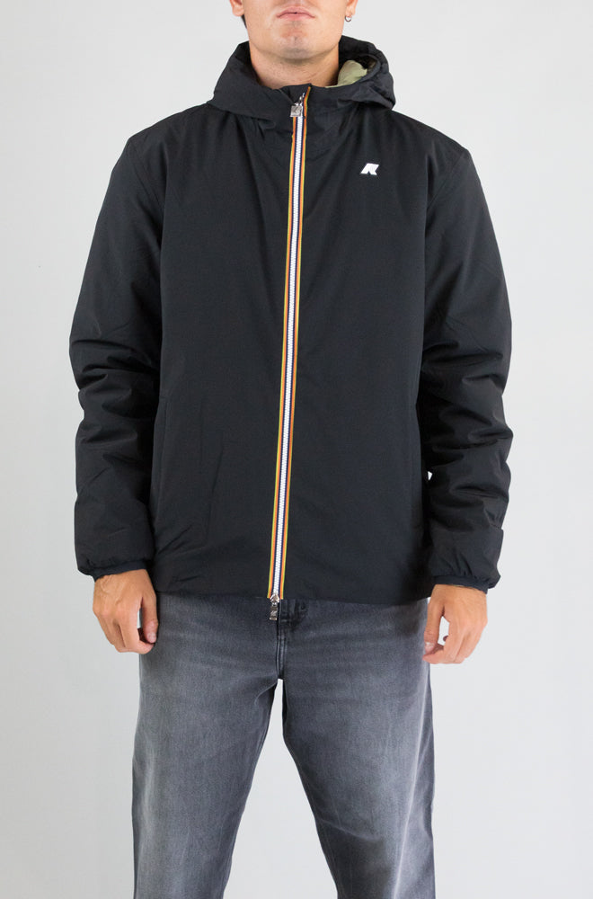 Giubbotto Kway Dbz Black Green da Uomo k6128vw jack st warm