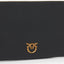 Borsa Pinko Nero Oro da Donna horizontal flat vitello seta