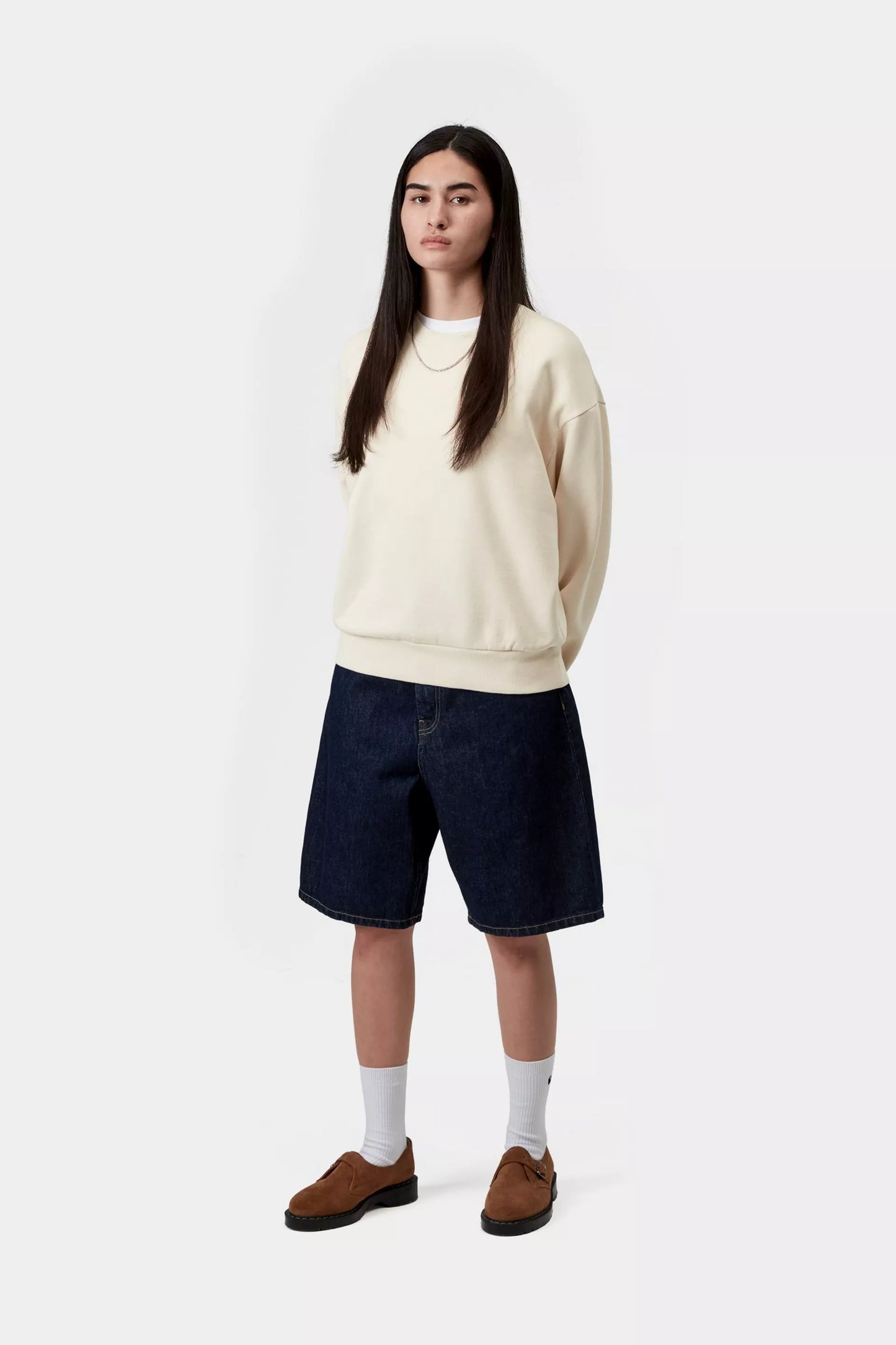 Felpa Carhartt Wip Cinnerus Silver da Donna i032643 casey