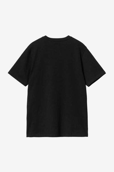 T-Shirt Carhartt Wip Black da Uomo i030434 s/s pocket