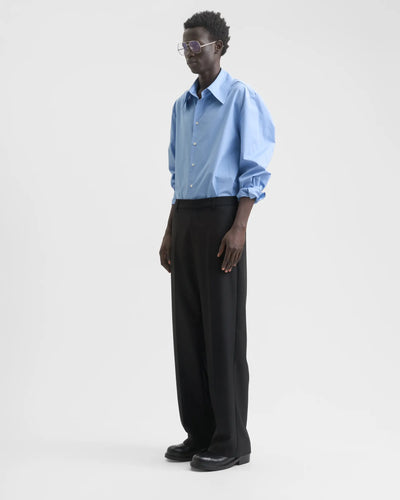 Pantalone Sefr Fine Black Wool da Uomo jeon