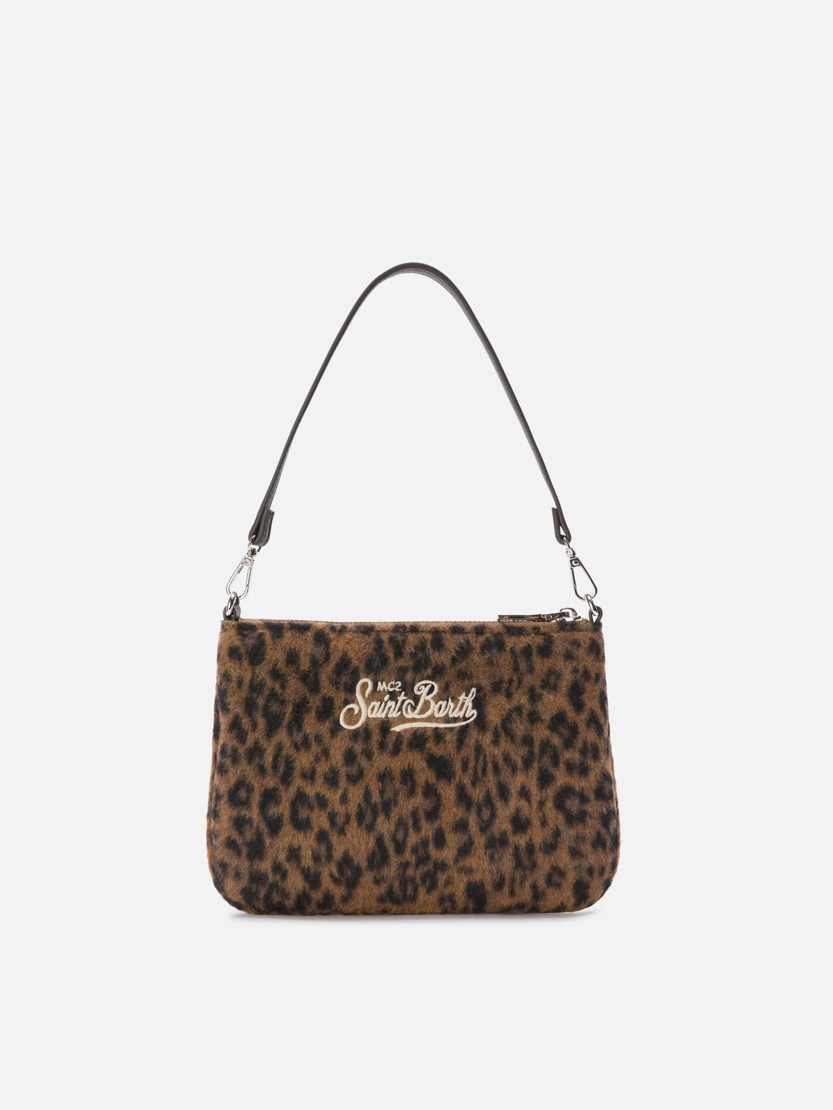 Borsa Mc2 Saint Barth Dark Leopard da Donna parisienne mini felt