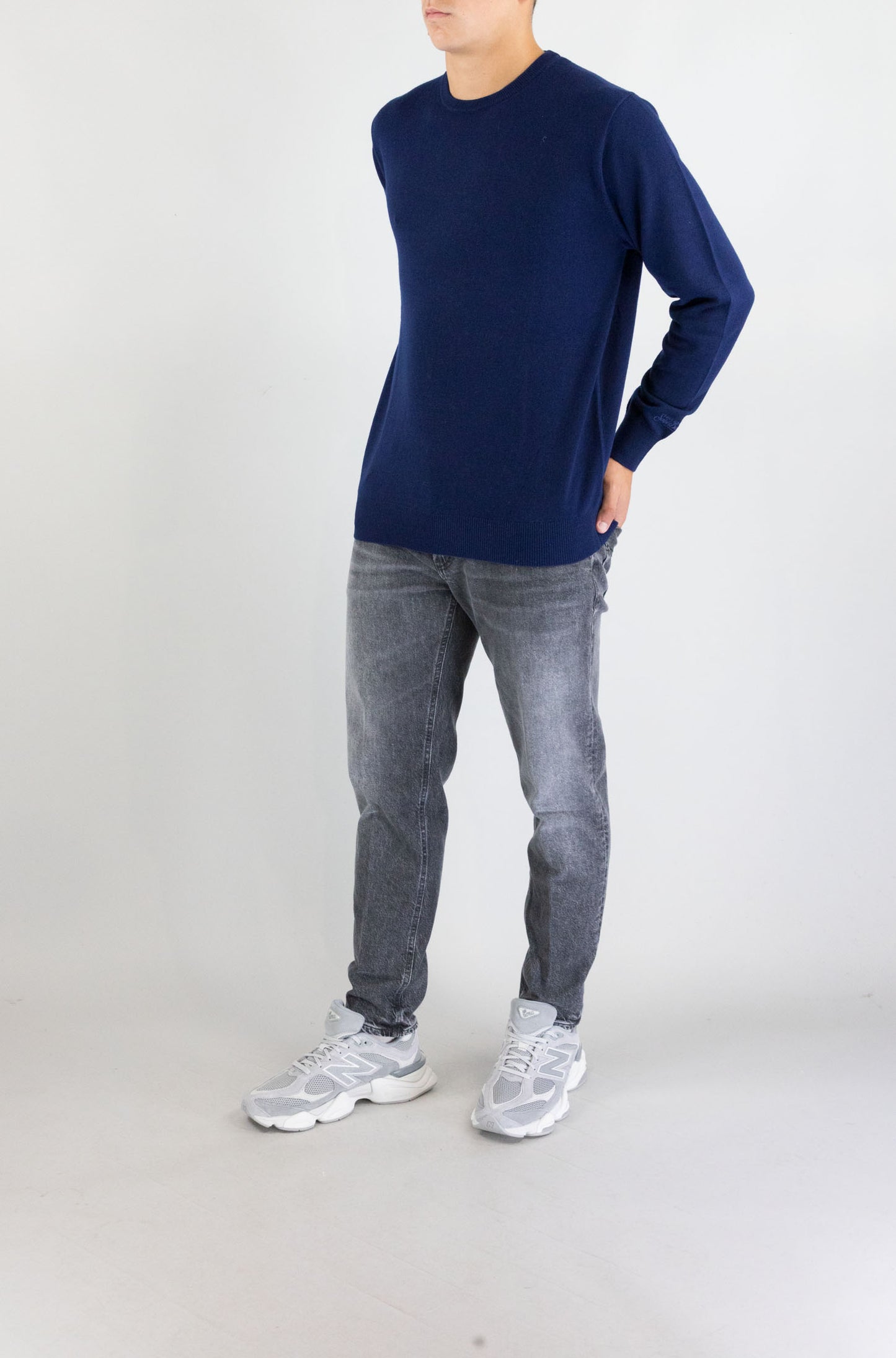 Maglia Mc2 Saint Barth Blue Navy da Uomo regent merinocash