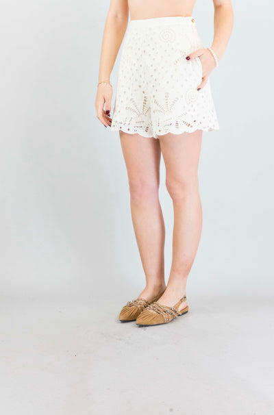 Short Louizon Ecru da Donna niba