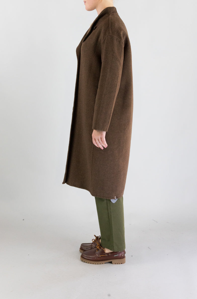 Cappotto Nice Things Marrone da Donna wwx081