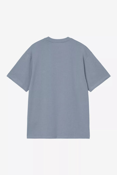 T-Shirt Carhartt Wip Velvet Blue da Uomo i033000  madison