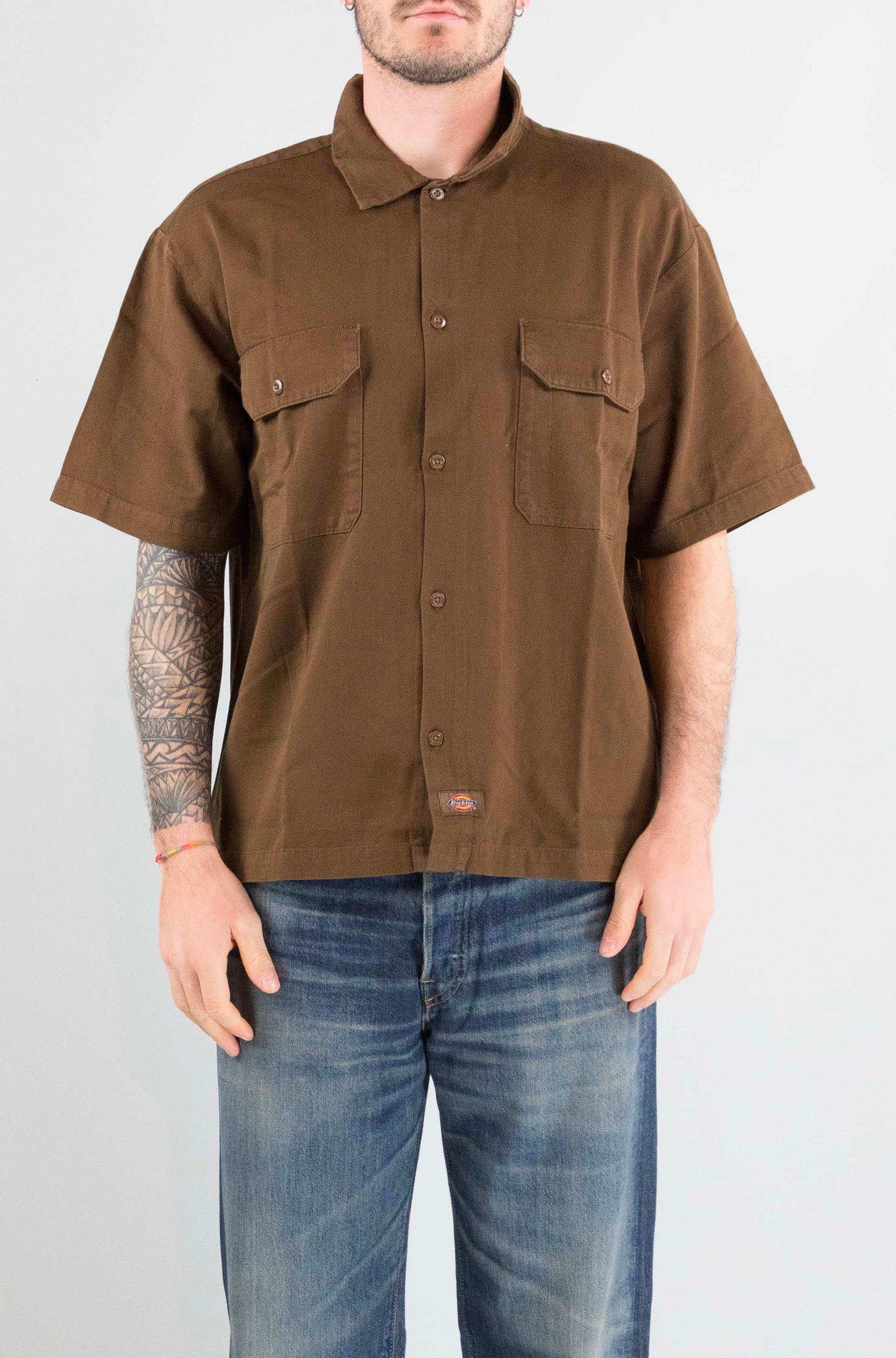 Camicia Dickies Brown da Uomo dk0a88n90tb