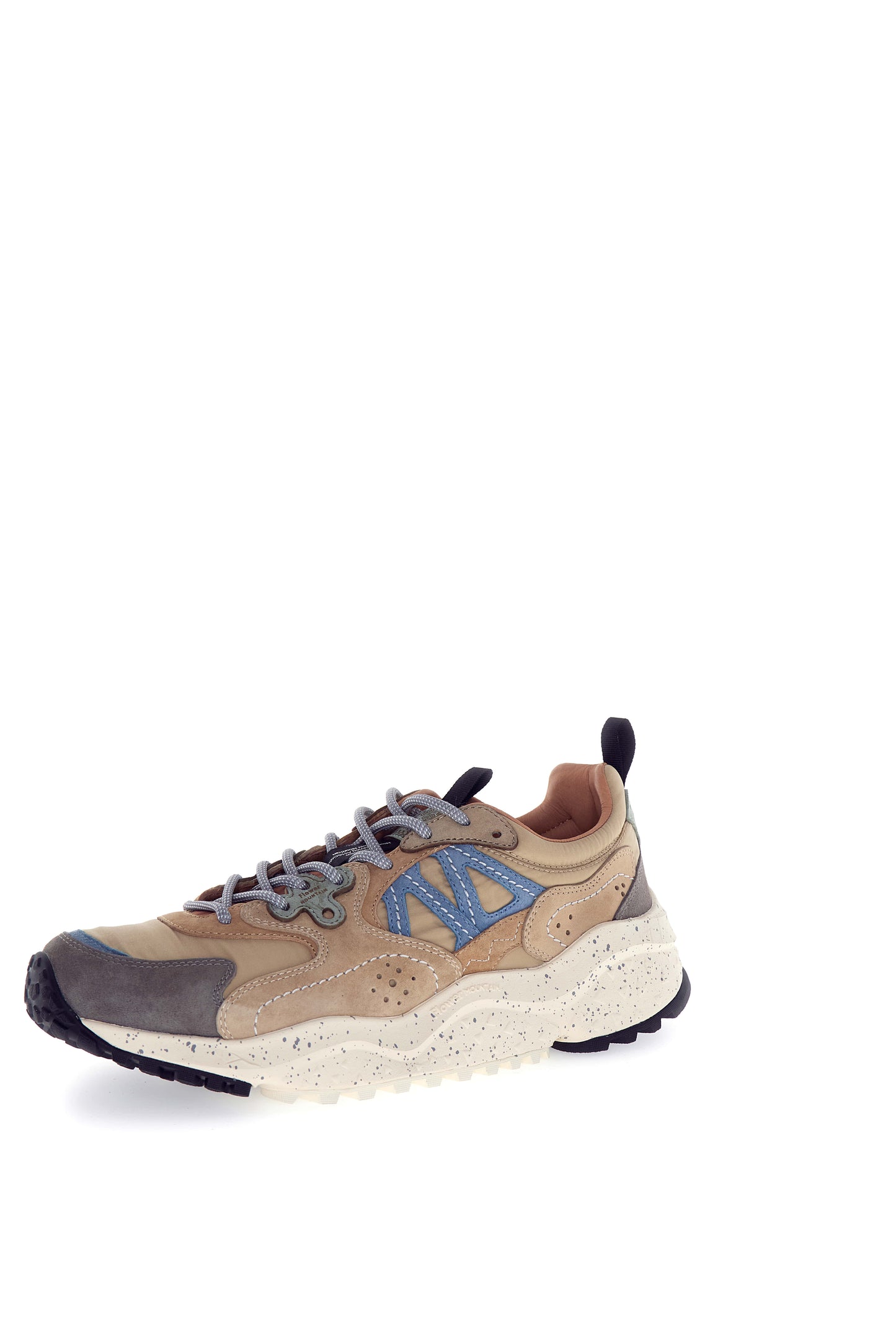 Scarpa Flower Mountain Beige Milk Light Brown da Uomo 2019507 01 solin