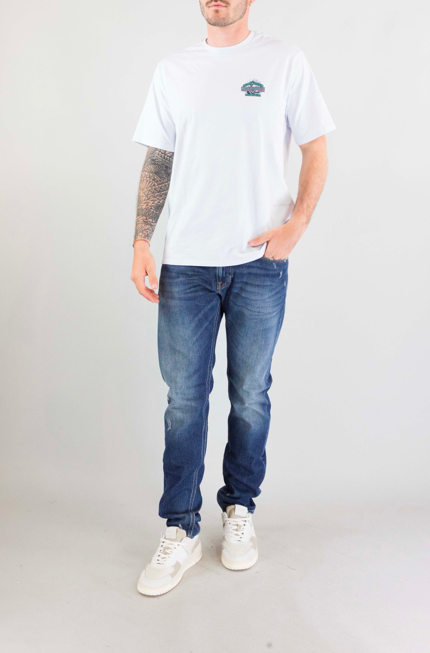 T-Shirt Patagonia Whi da Uomo 37873 great weaves