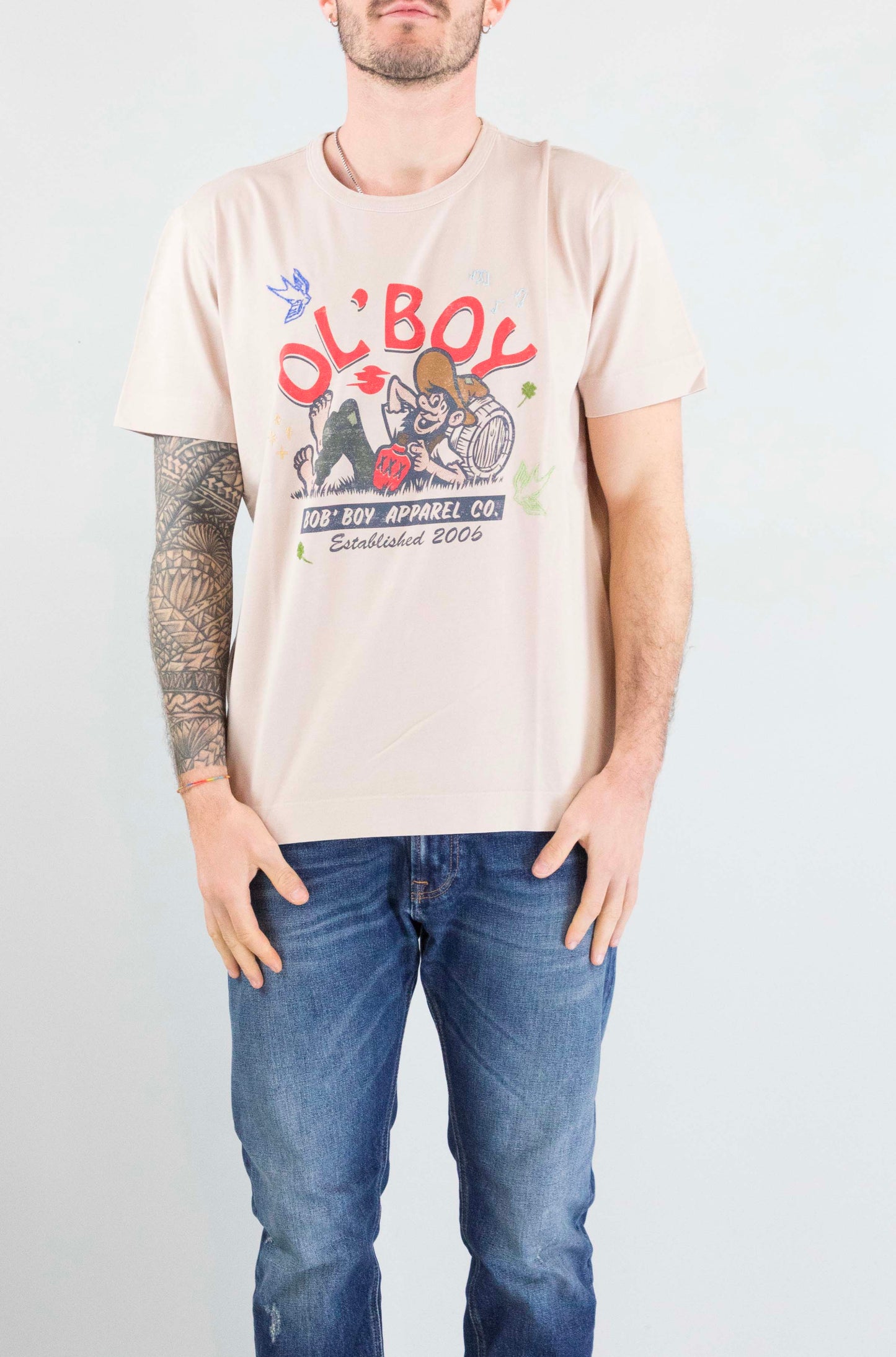T-Shirt Bob Aurora da Uomo surf vr0382