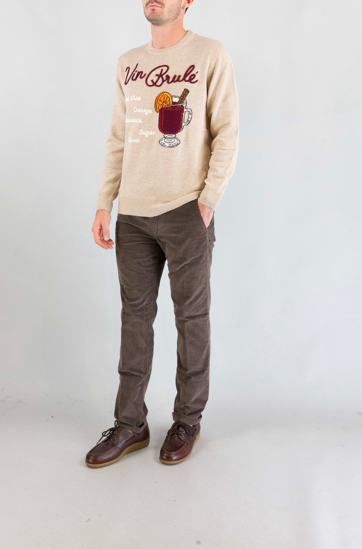 Maglia Mc2 Saint Barth Drink Vin Brule da Uomo heron