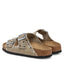 Scarpa Birkenstock Calz M Taupe da Donna 1029390 arizona rivet suede