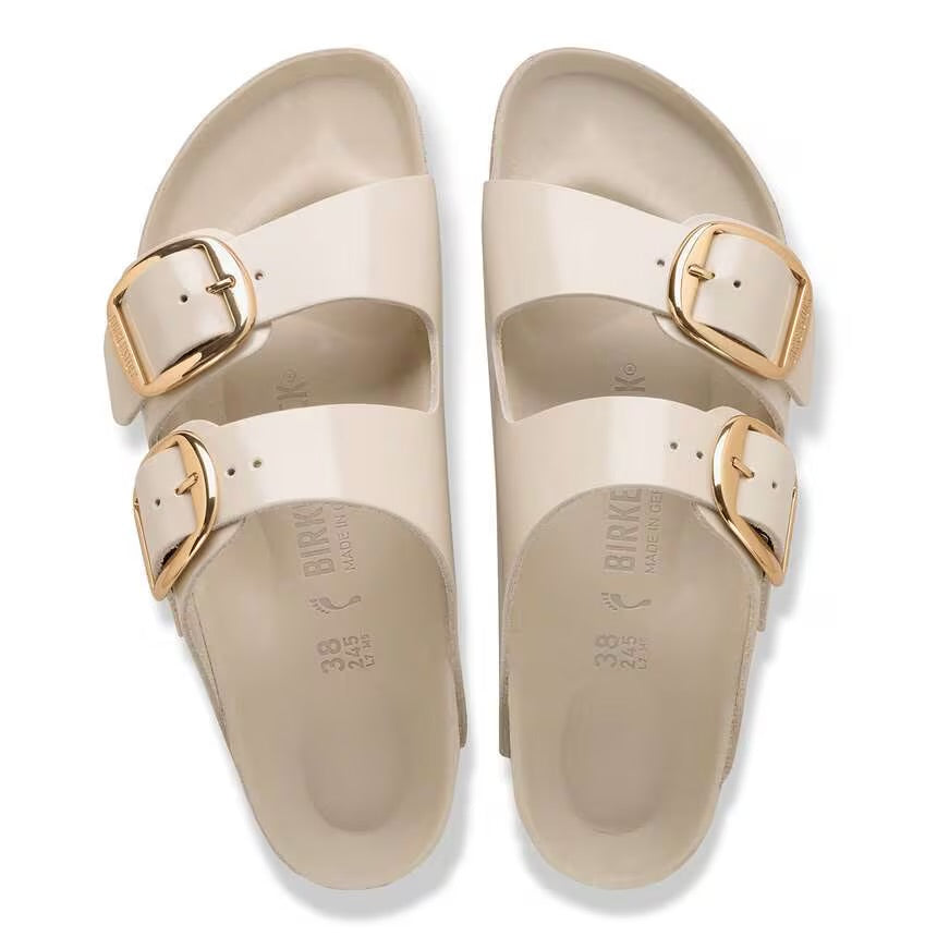 Scarpa Birkenstock Shine Oyster da Donna 1031873 madrid big buckle hex