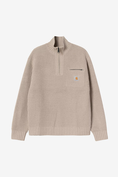 Felpa Carhartt Wip Fleur De Sel  i035398 detroit half zip