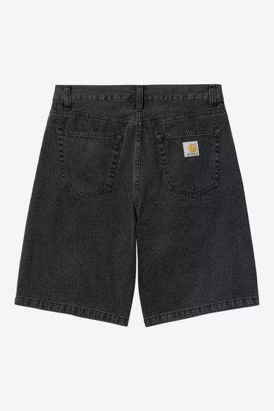 Pantalone Carhartt Wip Black Stone Washed da Uomo i030469 landon short