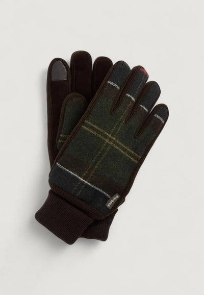 Guanti Barbour Tn11 da Uomo mgl0144 hackney tartan