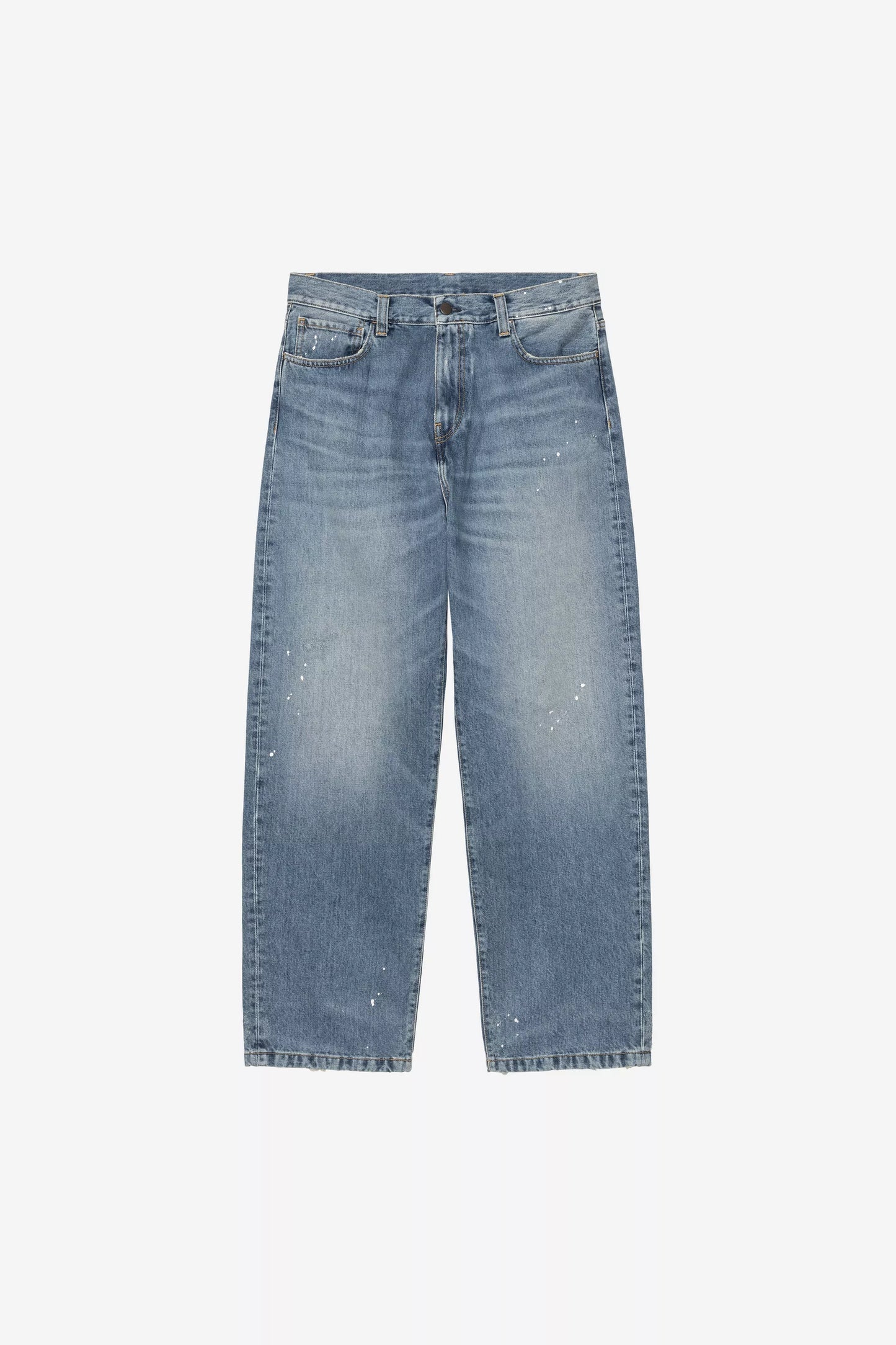 Pantalone Carhartt Wip black Destroy Wash Splatter da Uomo i034733 landon