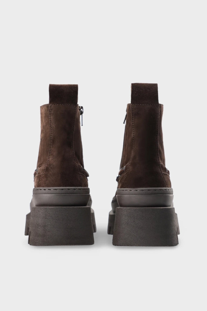 Scarpa Copenhagen Studios Chocolate da Donna lace up boot cph697 suede