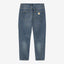 Jeans Carhartt Wip Blue Dark Used Wash da Uomo i029208 newel