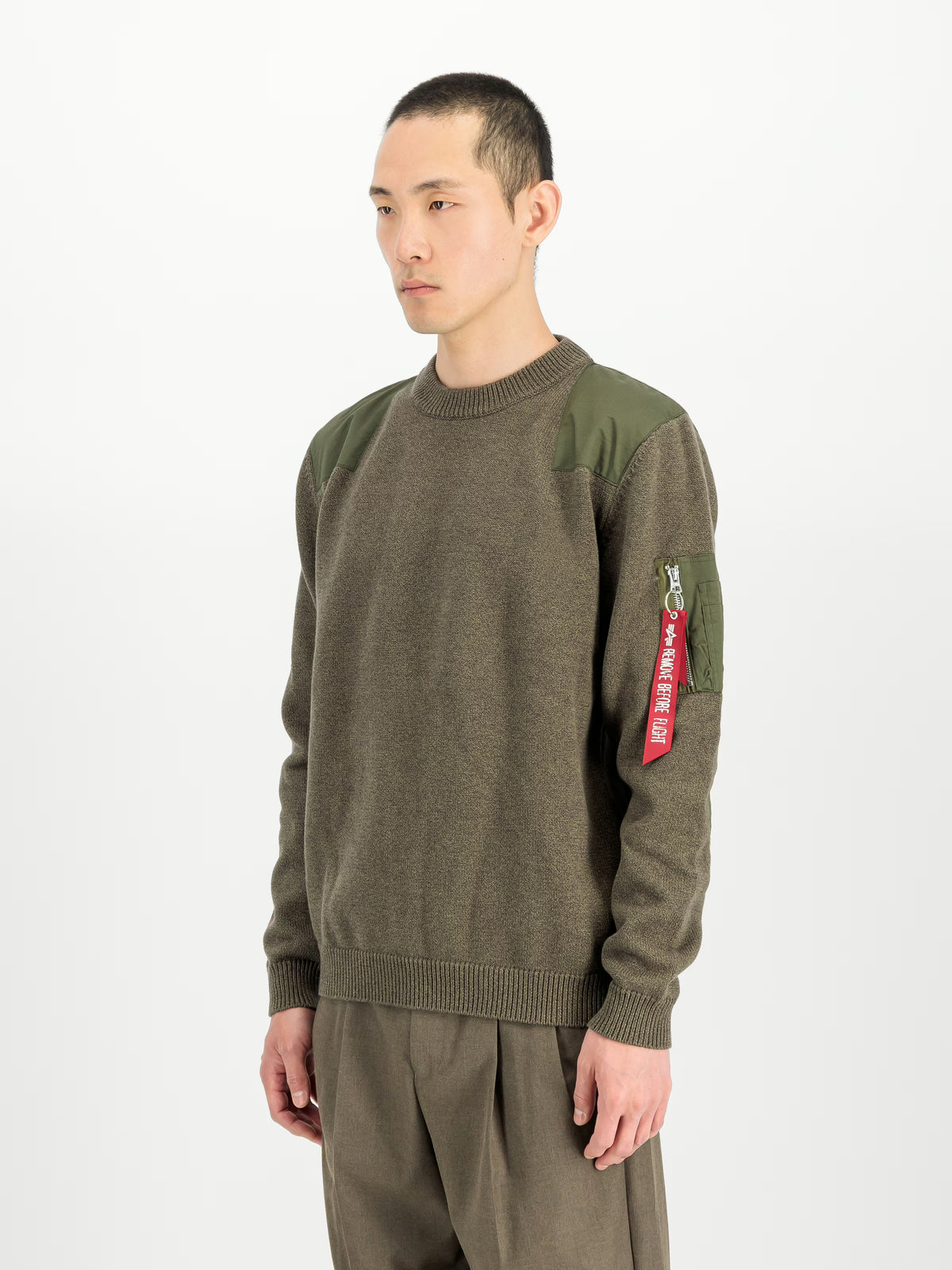 Maglia Alpha Industries Verde da Uomo 268401 utility