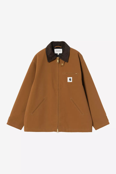 Giubbotto Carhartt Wip Hamilton Brown Tobacco da Donna i036144 clark jacket