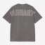 T-Shirt Carhartt Wip Black Garment Dyed da Uomo i035448