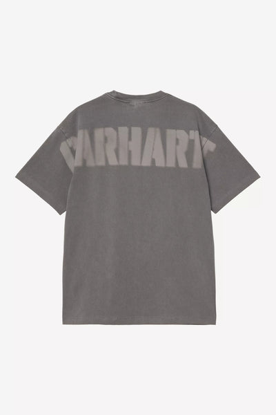T-Shirt Carhartt Wip Black Garment Dyed da Uomo i035448