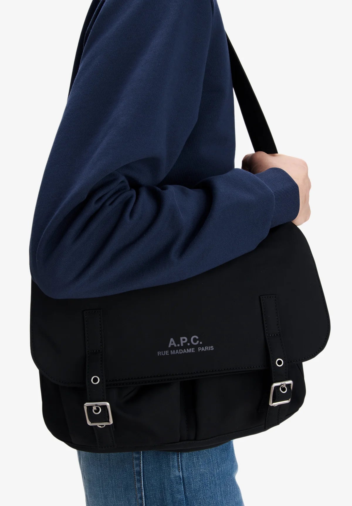 Borsa Apc Noir da Uomo psanl h67007 messanger archive