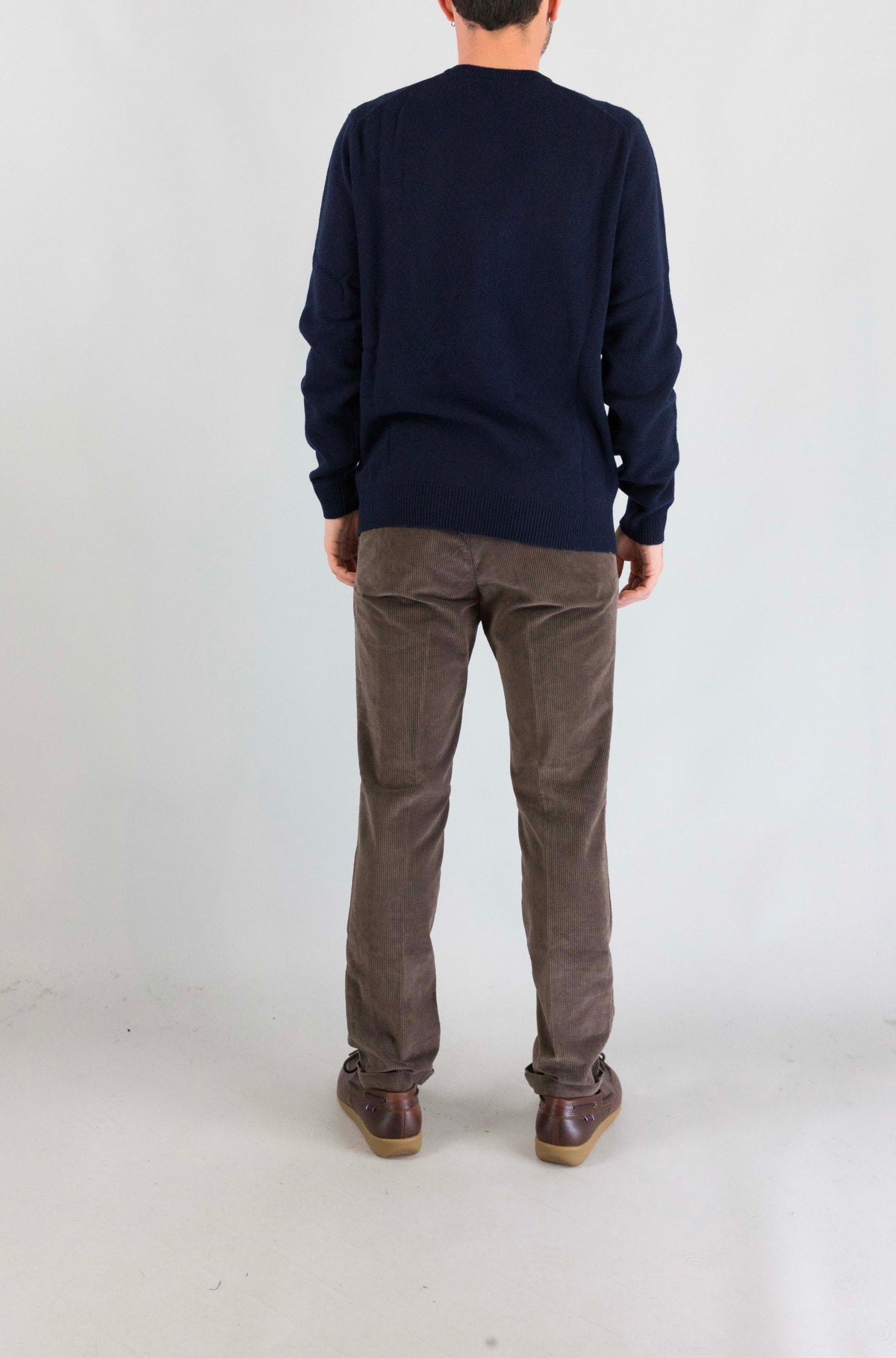 Maglia Mc2 Saint Barth Night Blue da Uomo regent lambswool