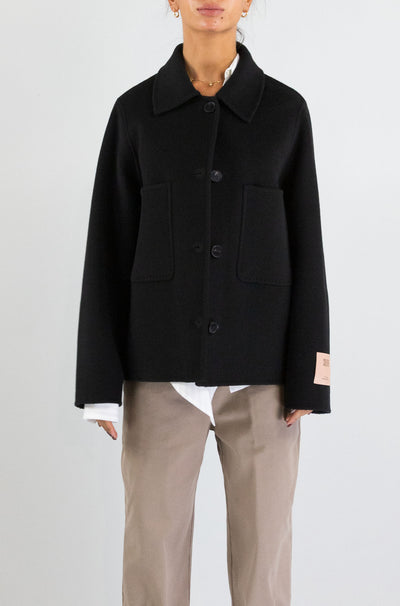 Cappotto Solotre Nero da Donna m1f0007