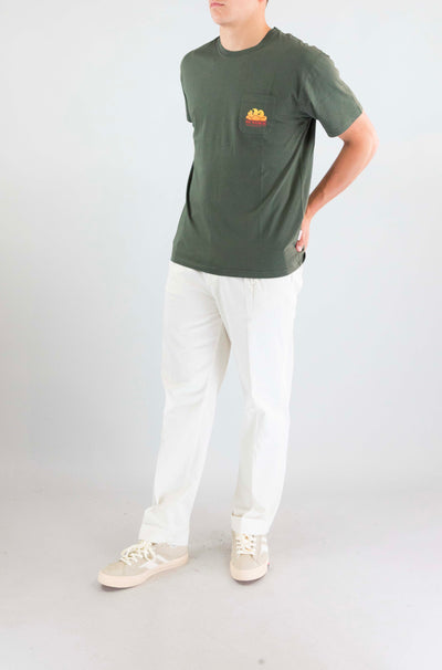 T-Shirt Sundek Dk Green da Uomo m028tej7800