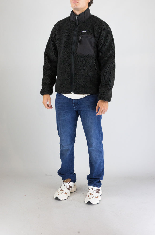 Felpa Patagonia Blk da Uomo 23057 classic retro x