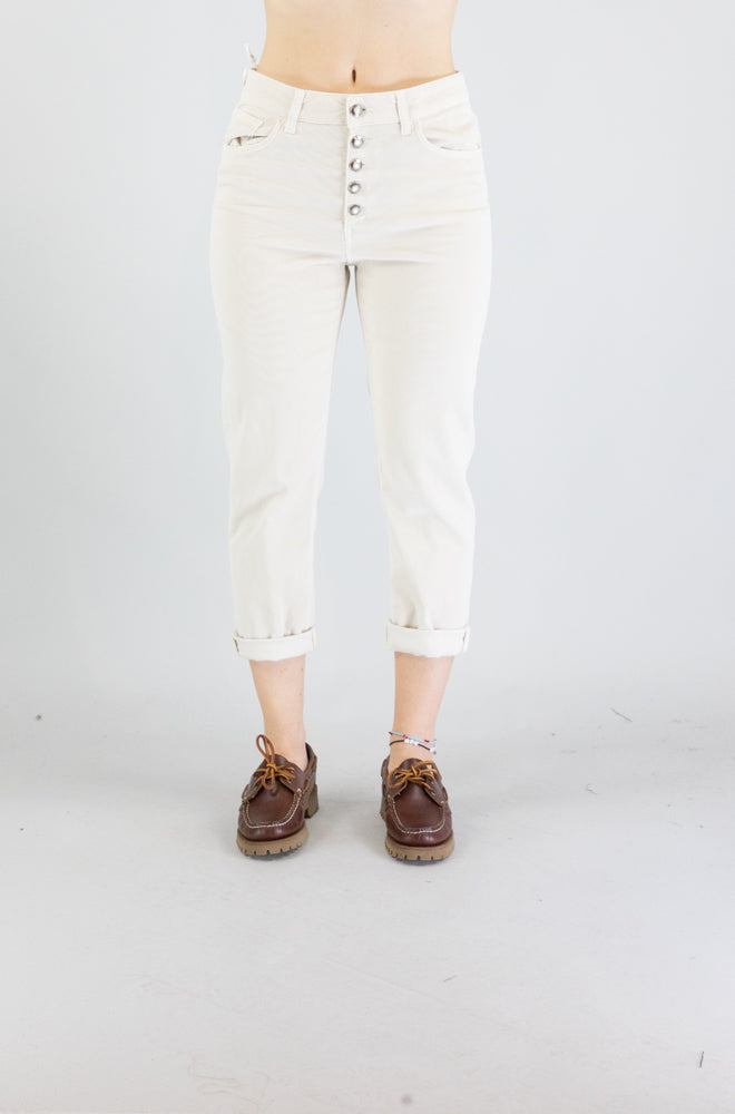 Pantalone Dondup Ivory da Donna dp268b vs0030d bm5 koons