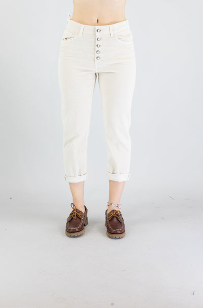 Pantalone Dondup Ivory da Donna dp268b vs0030d bm5 koons