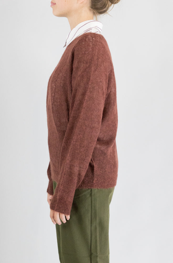 Maglia Nice Things Chestnut da Donna wkx048