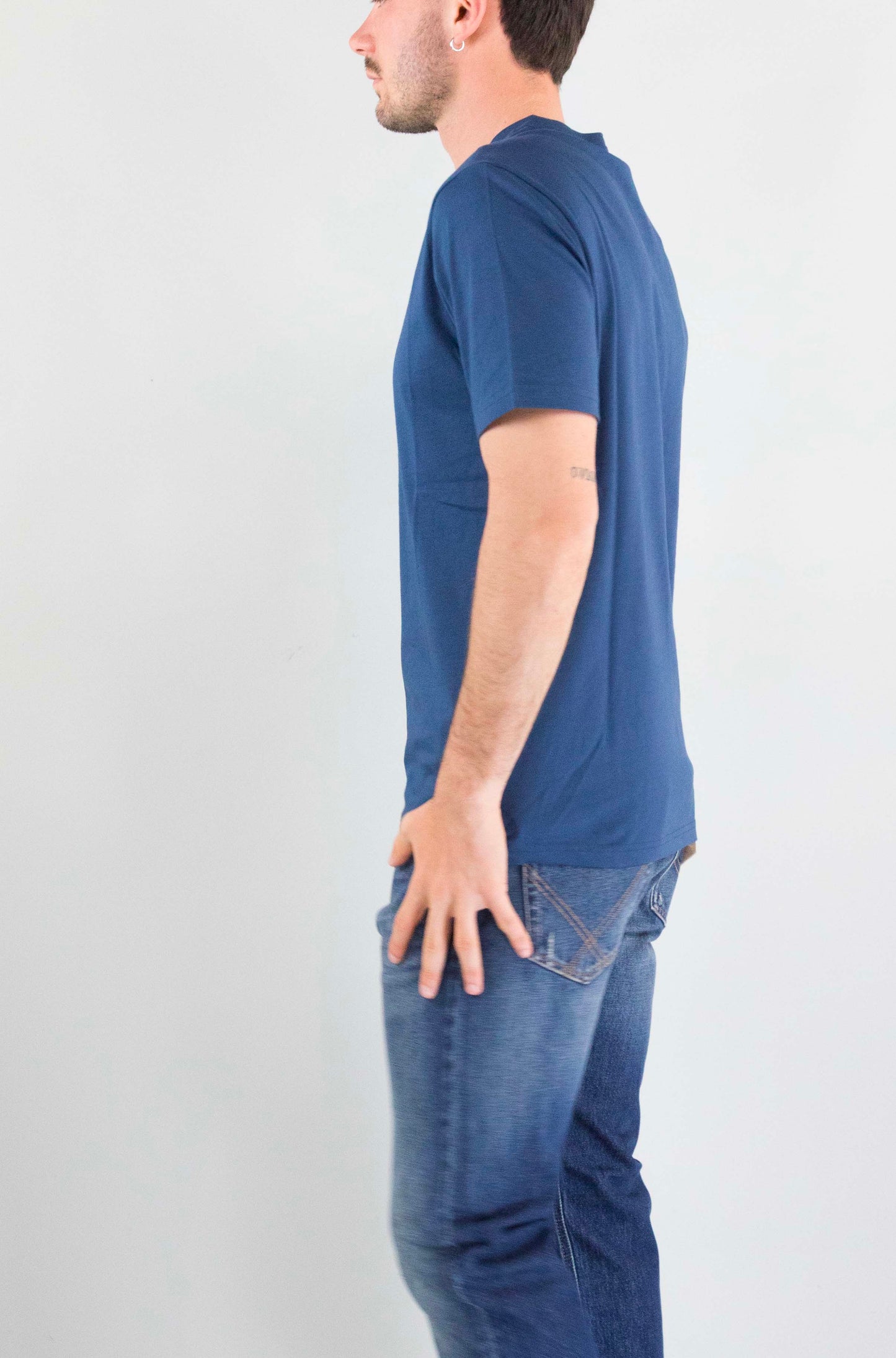 T-Shirt Kway B67 Blue Insignia da Uomo k7125uw odom