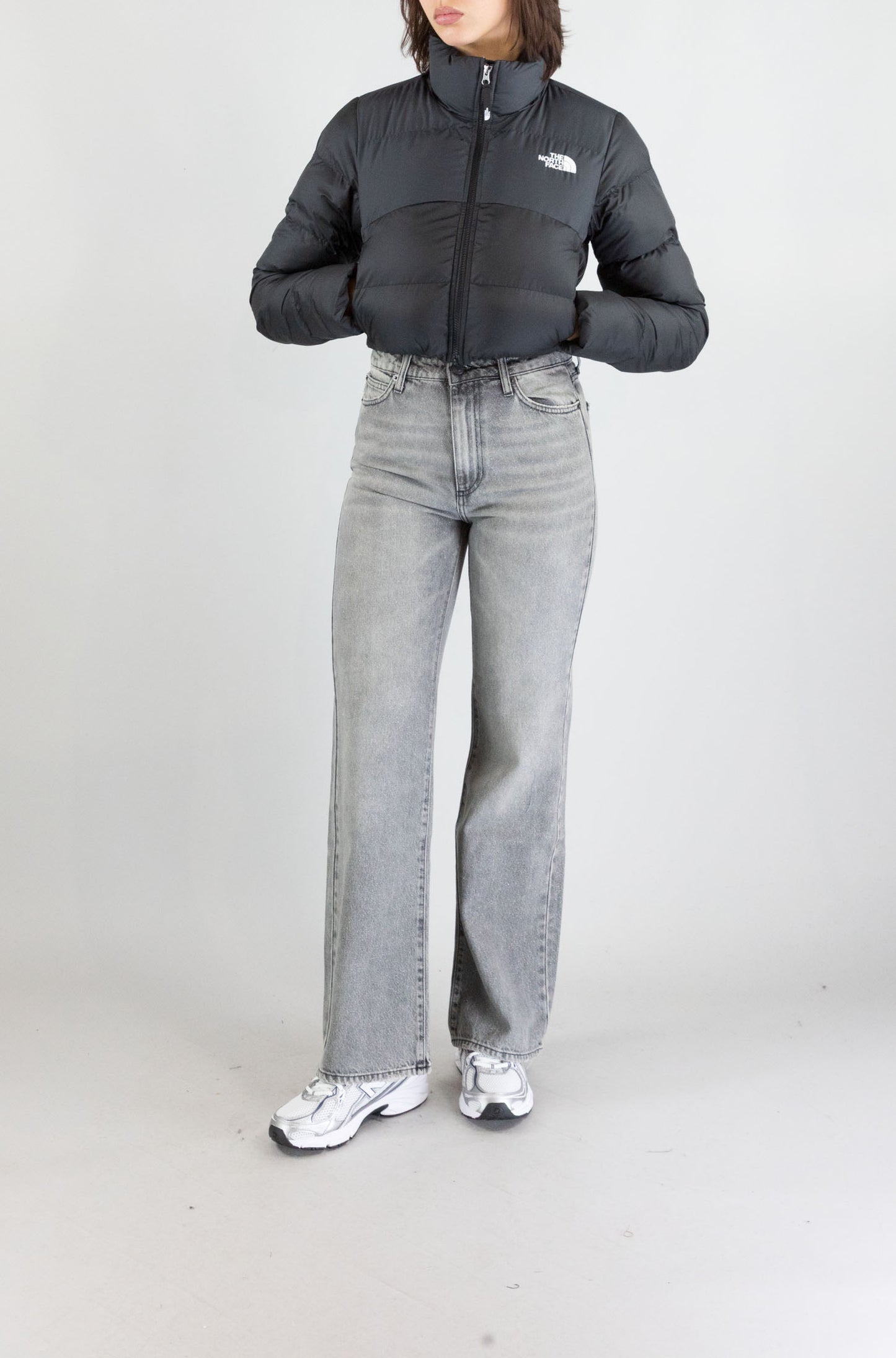 Giubbotto The North Face Black da Donna nf0a89jckt01 w cropped saikuru