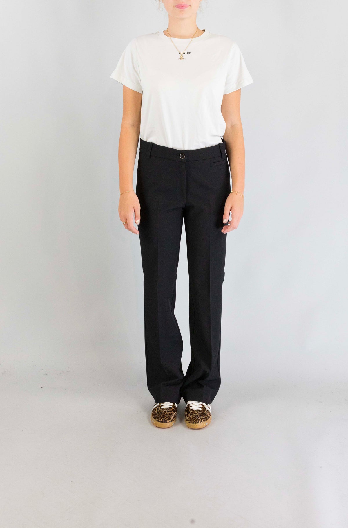 Pantalone Pinko Nrero da Donna protea