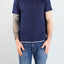T-Shirt Bob Blu da Uomo lin vr0398