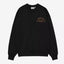Felpa Carhartt Wip Black Hamilton Brown Stone da Uomo i037266 arch script