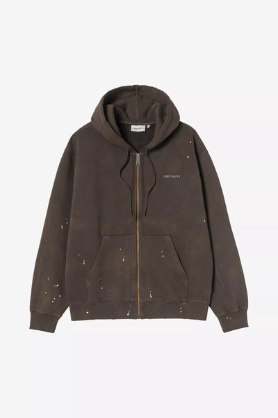 Felpa Carhartt Wip Tobacco Destry Wash da Uomo i036913 hooded painter