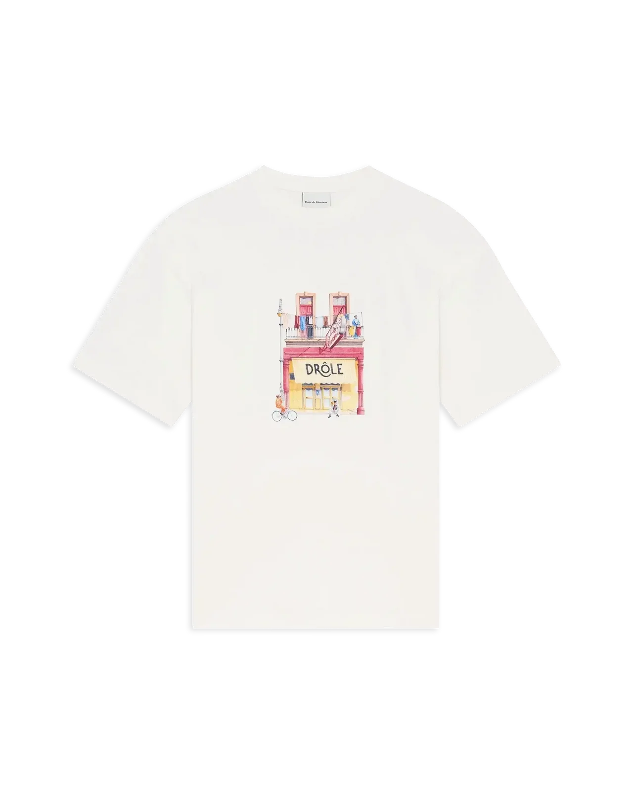 T-Shirt Drole De Monsieur Off White da Uomo ts307co002