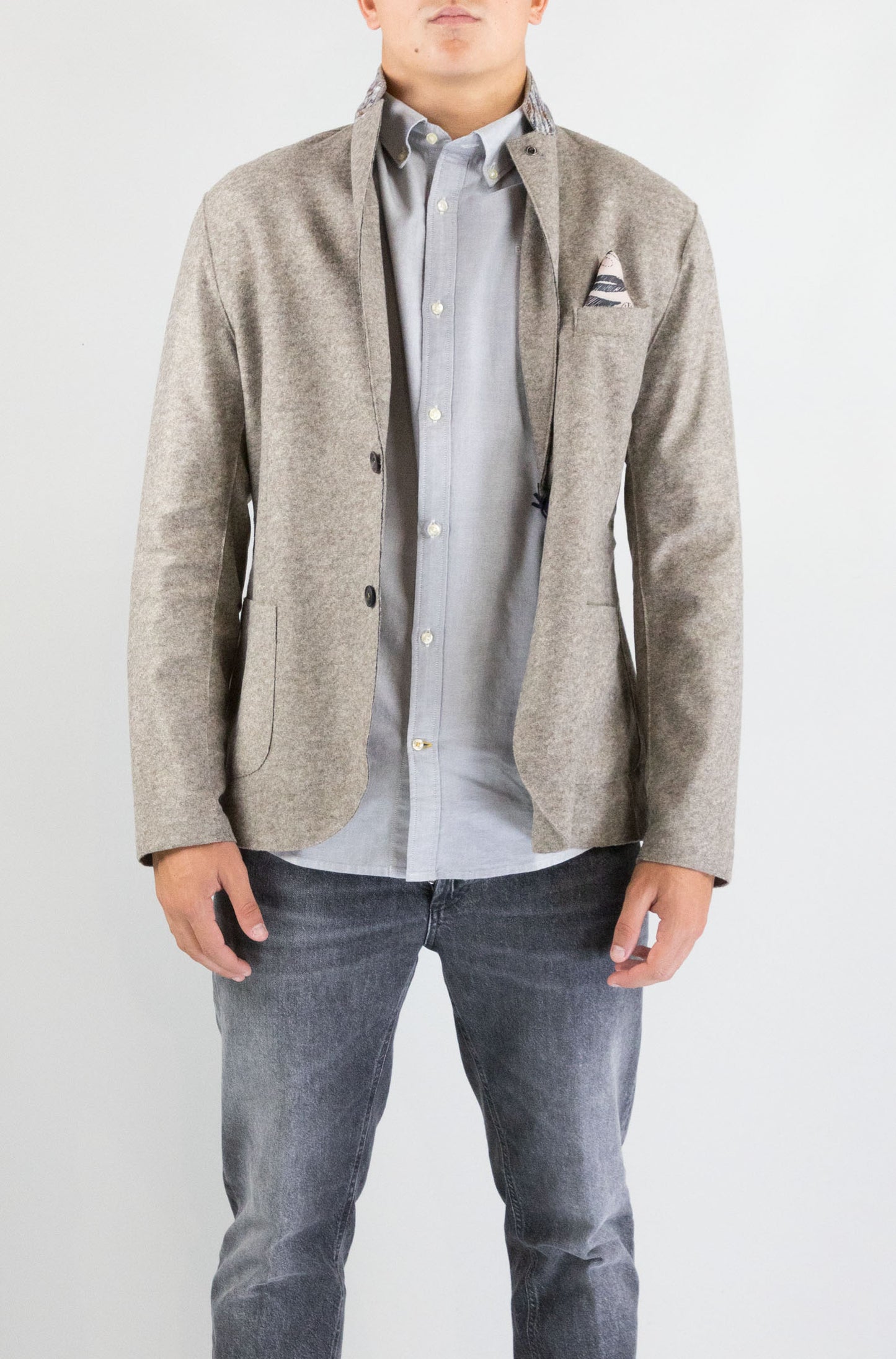 Giacca Bob Tortora da Uomo a26dover 154