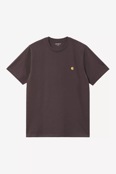T-Shirt Carhartt Wip Shale Gold da Uomo i026391 chase
