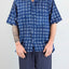 Camicia Universal Work Indigo da Uomo 34162 block print camper