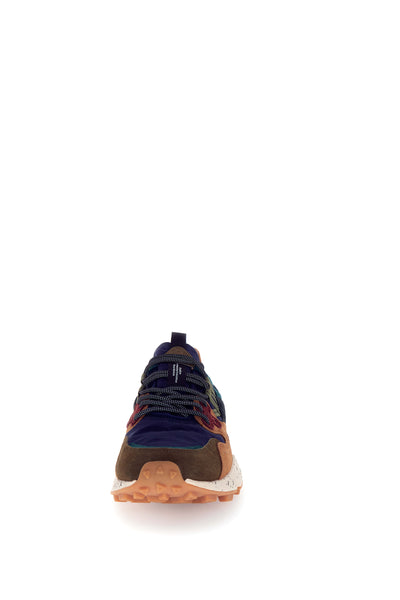 Scarpa Flower Mountain Mud Light Brown Navy da Uomo 2017818 01 yamano 3