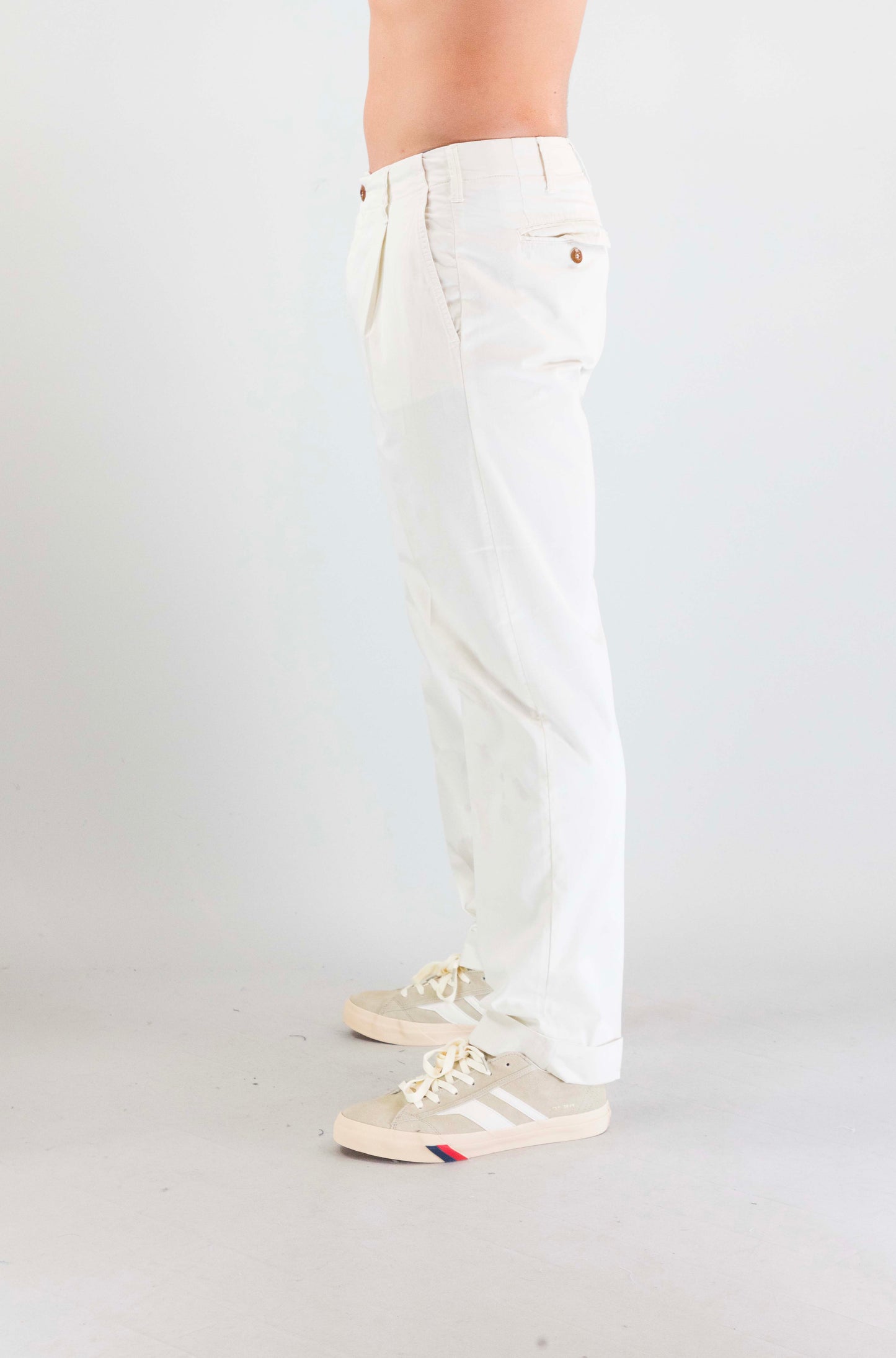 Pantalone Tela Cruda White Raw da Uomo tnpt0002 co0519